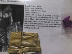 3362 BARBIE FANCY THAT PURPLE 1972 GOLD SHORTS Sears 1977 